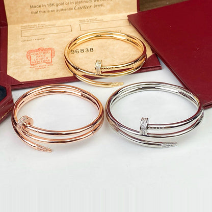 [Luna Brilliance]JUSTE BRACELET 3.5MM DOUBLE ROW DIAMOND