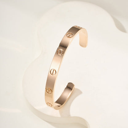 [Luna Brilliance]LOVE BRACELET 6.1MM OPEN CUFF