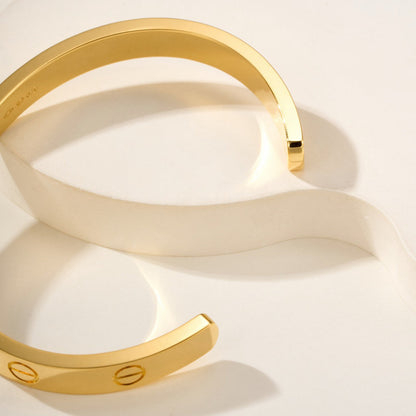 [Luna Brilliance]LOVE BRACELET 6.1MM OPEN CUFF