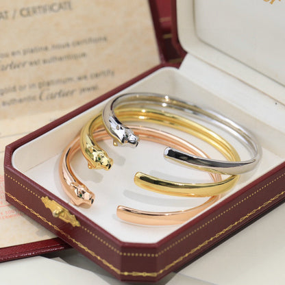 [Luna Brilliance]PANTHERE OPEN BRACELET