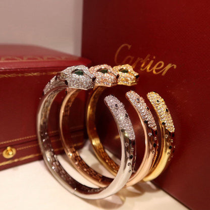 [Luna Brilliance]PANTHERE BIG BRACELET DIAMONDS