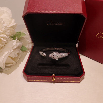 [Luna Brilliance]PANTHERE BIG BRACELET DIAMONDS