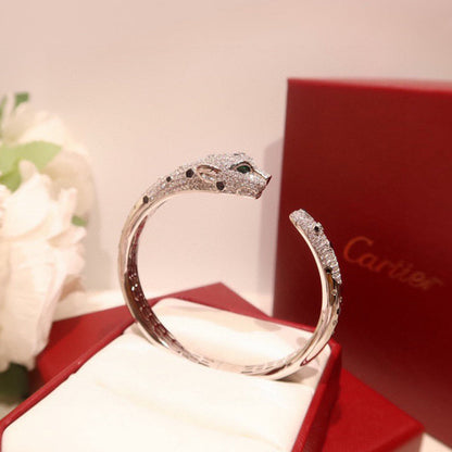 [Luna Brilliance]PANTHERE BIG BRACELET DIAMONDS