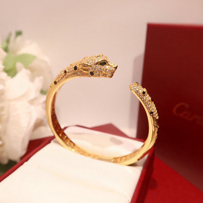 [Luna Brilliance]PANTHERE BIG BRACELET DIAMONDS