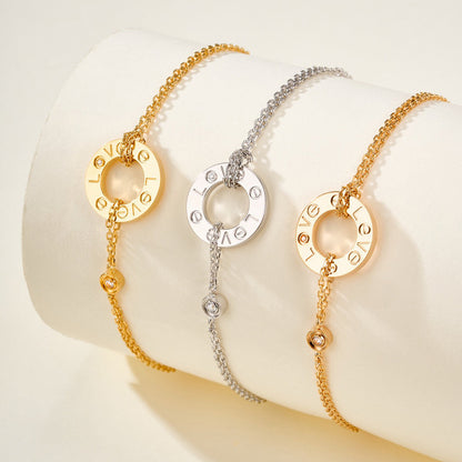 [Luna Brilliance]LOVE BRACELET 2 DIAMOND