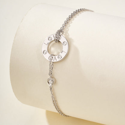 [Luna Brilliance]LOVE BRACELET 2 DIAMOND