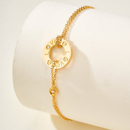 [Luna Brilliance]LOVE BRACELET 2 DIAMOND