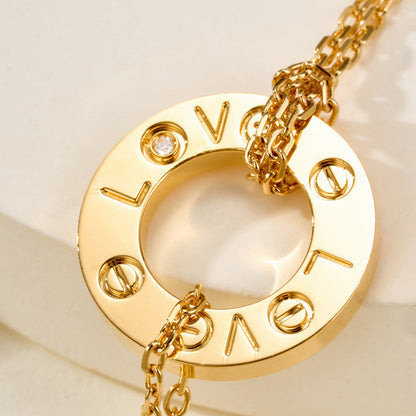 [Luna Brilliance]LOVE BRACELET 2 DIAMOND
