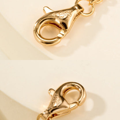 [Luna Brilliance]LOVE DOUBLE RING FULL DIAMOND BRACELET