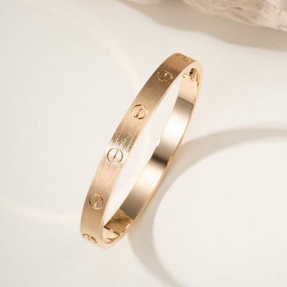 [Luna Brilliance]LOVE BRACELET 6.1MM BRUSHED