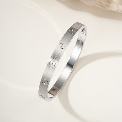 [Luna Brilliance]LOVE BRACELET 6.1MM BRUSHED
