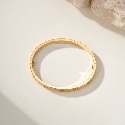 [Luna Brilliance]LOVE BRACELET 6.1MM BRUSHED