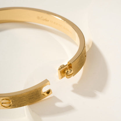 [Luna Brilliance]LOVE BRACELET 6.1MM BRUSHED