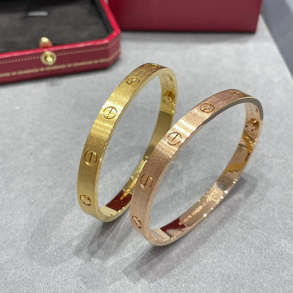 [Luna Brilliance]LOVE BRACELET 6.1MM BRUSHED