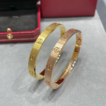 [Luna Brilliance]LOVE BRACELET 6.1MM BRUSHED