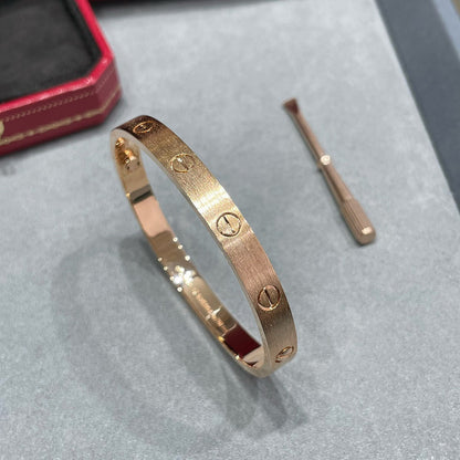 [Luna Brilliance]LOVE BRACELET 6.1MM BRUSHED