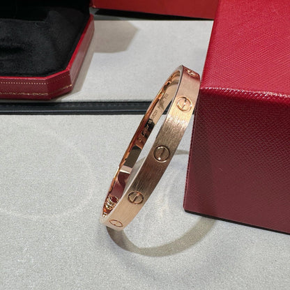 [Luna Brilliance]LOVE BRACELET 6.1MM BRUSHED