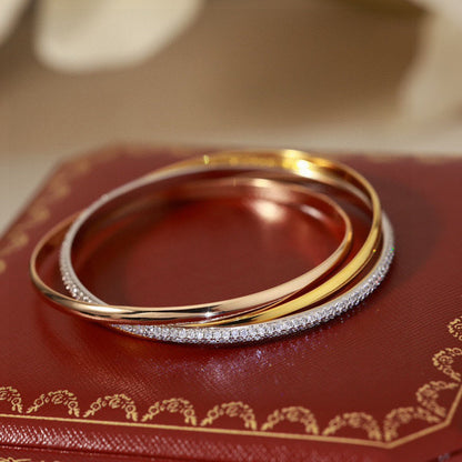 [Luna Brilliance]TRINITY 2.8MM SMALL BRACELET