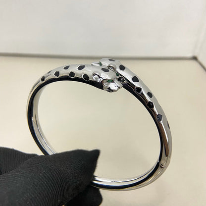 [Luna Brilliance]PANTHERE DOUBLE HEADED OPEN BRACELET