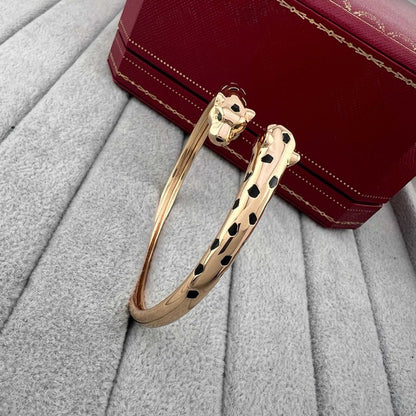 [Luna Brilliance]PANTHERE DOUBLE HEADED OPEN BRACELET