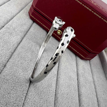 [Luna Brilliance]PANTHERE DOUBLE HEADED OPEN BRACELET
