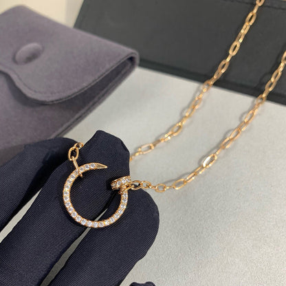 [Luna Brilliance]JUSTE NECKLACE FULL DIAMONDS