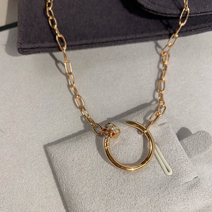 [Luna Brilliance]JUSTE NECKLACE FULL DIAMONDS
