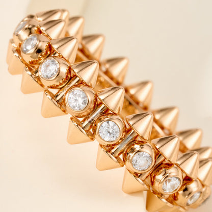 [Luna Brilliance]CLASH 6.8MM DIAMOND MEDIUM RING
