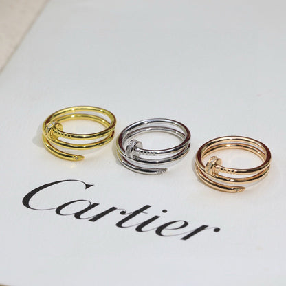 [Luna Brilliance]JUSTE RING 4.8MM HALF DIAMOND