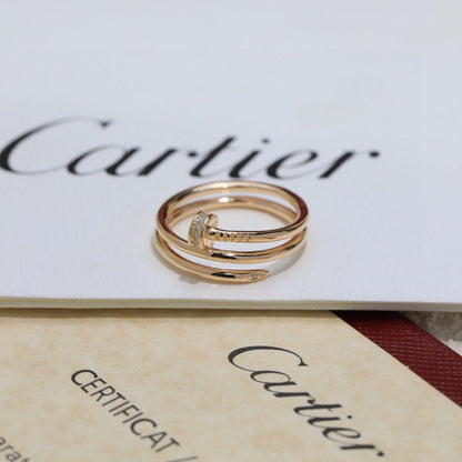 [Luna Brilliance]JUSTE RING 4.8MM HALF DIAMOND