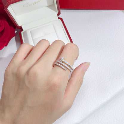 [Luna Brilliance]JUSTE RING 4.8MM FULL DIAMOND