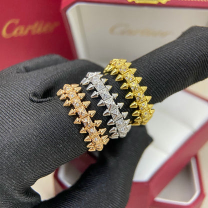 [Luna Brilliance]CLASH 6.4MM SMALL FULL DIAMOND RING