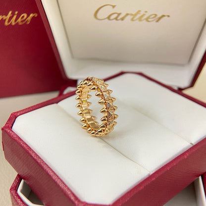 [Luna Brilliance]CLASH 6.4MM SMALL FULL DIAMOND RING