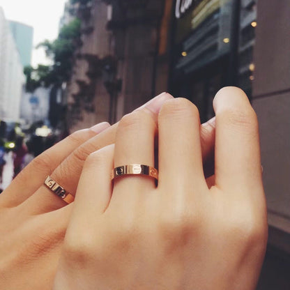 [Luna Brilliance]LOVE RING 3.6 MM NO DIAMOND