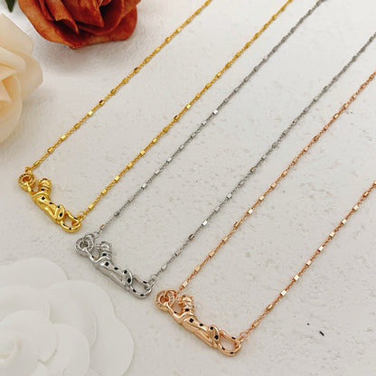 [Luna Brilliance]PANTHERE FULL DIAMOND NECKLACE