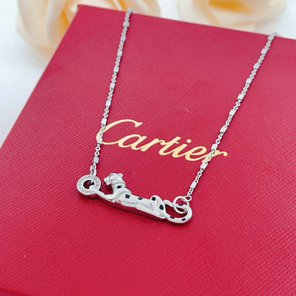 [Luna Brilliance]PANTHERE FULL DIAMOND NECKLACE