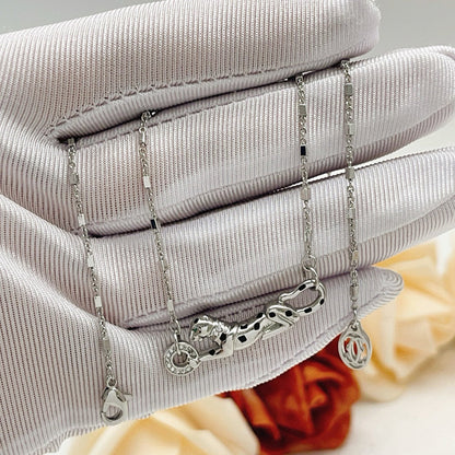 [Luna Brilliance]PANTHERE FULL DIAMOND NECKLACE