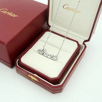 [Luna Brilliance]PANTHERE FULL DIAMOND NECKLACE