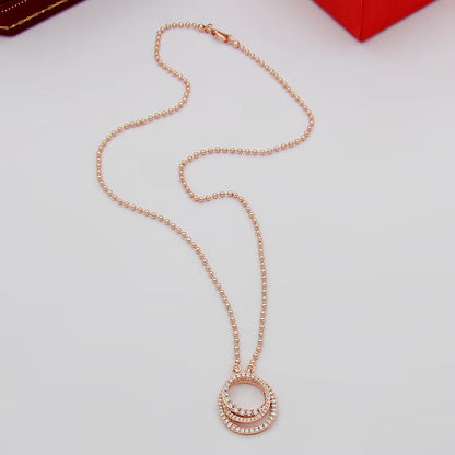 [Luna Brilliance]ETINCELLE  FULL DIAMOND NECKLACE