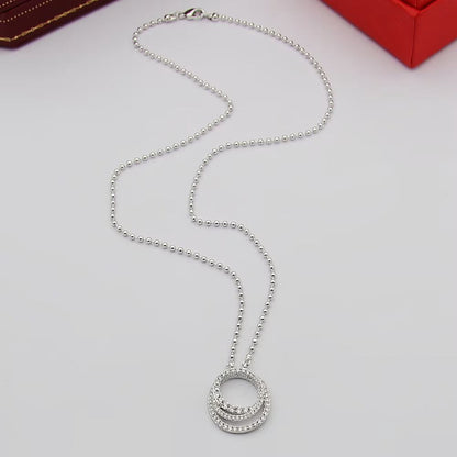[Luna Brilliance]ETINCELLE  FULL DIAMOND NECKLACE