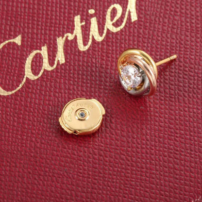 [Luna Brilliance]TRINITY STUD DIAMOND EARRINGS
