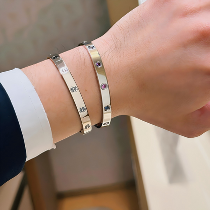 [Luna Brilliance]2026 RAINBOW LOVE BRACELET 6.1MM  10 DIAMONDS