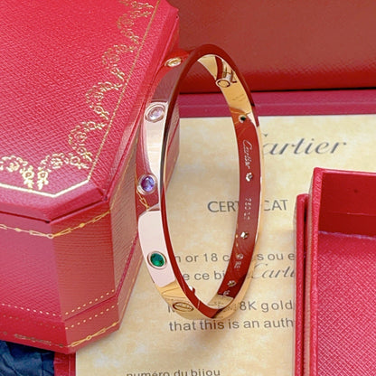 [Luna Brilliance]2026 RAINBOW LOVE BRACELET 6.1MM  10 DIAMONDS
