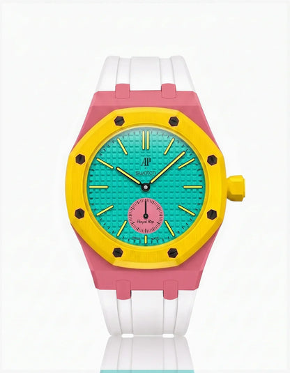 Silicone Strap & Case  Royal Pop Otg Roz(Customize  Colors)
