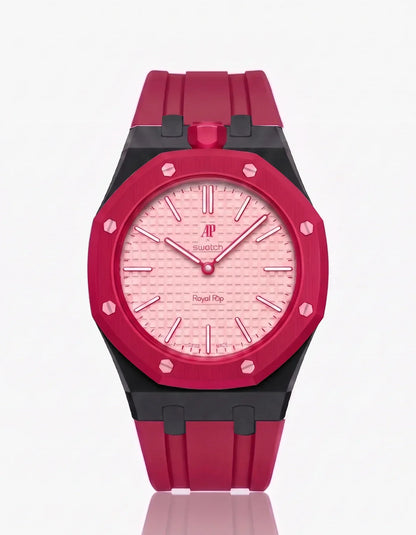 Silicone Strap &  Case  Royal Pop Otto Rosso(Customize  Colors)