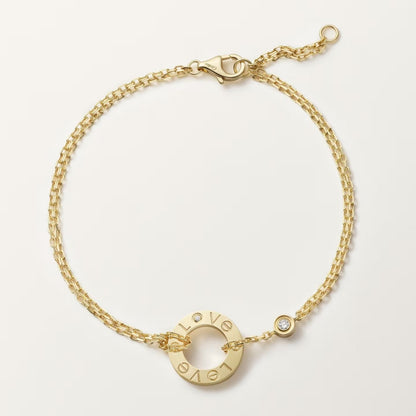 [Luna Brilliance]LOVE BRACELET 2 DIAMOND