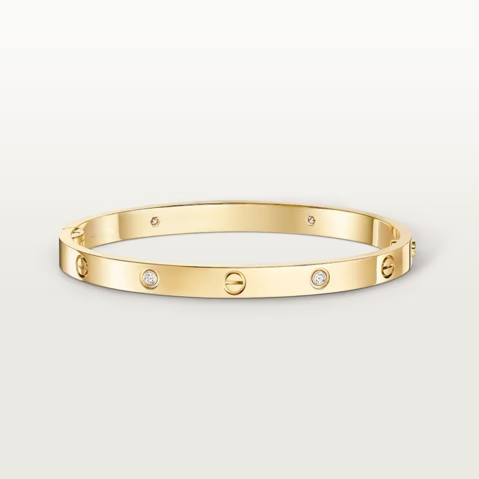[LORA] LOVE BRACELET 4.8MM 4 DIAMONDS
