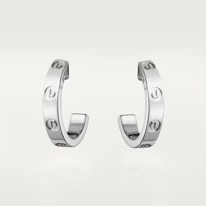 [Luna Brilliance]LOVE EARRINGS 2.65 MM NO DIAMOND SMALL