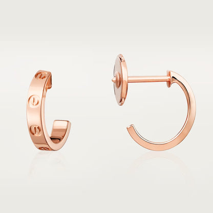 [Luna Brilliance]LOVE EARRINGS 2.65 MM NO DIAMOND SMALL
