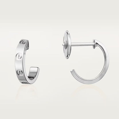 [Luna Brilliance]LOVE EARRINGS 2.65 MM NO DIAMOND SMALL